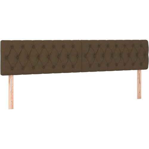  box spring s madracem tamnosmeđi 120 x 190 cm od tkanine Slike