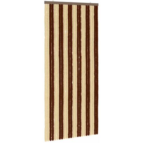 vidaXL Zaslon proti insektom Chenille Rjava in bež 100 x 220 cm, (5000247102) Cene