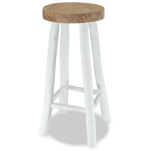 vidaXL Barska stolica od masivne tikovine Cijene