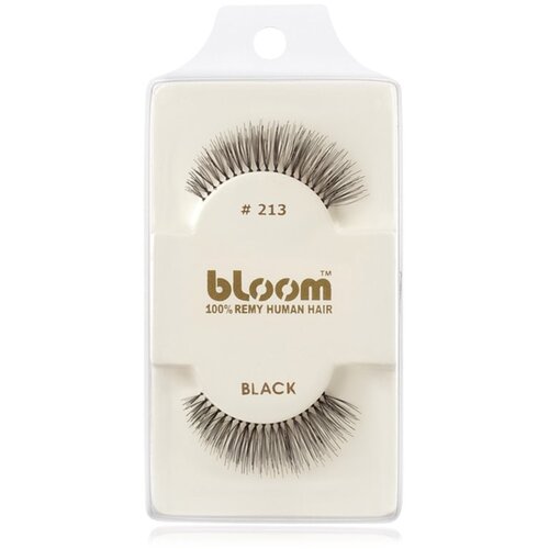 Bloom Natural lepilne trepalnice iz naravnih las No. 213 (Black) 1 cm Cene