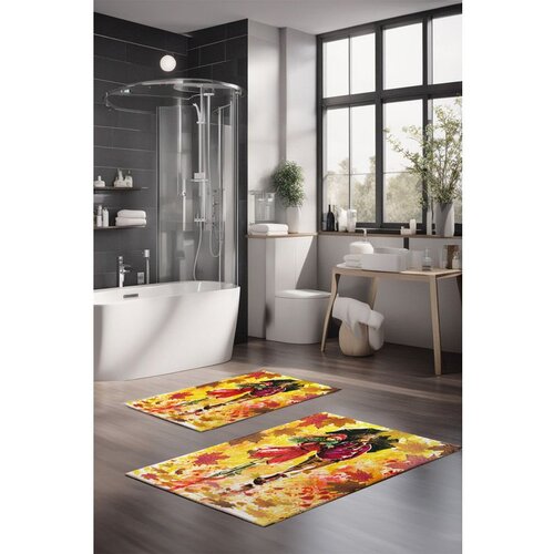  CT-5129 multicolor bathmat set (2 pieces) Cene
