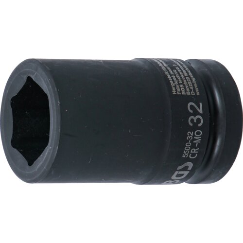 BGS dugi udarni nasadni ključ 1&amp;quot; 32 mm, 90 mm 5500-32 Slike