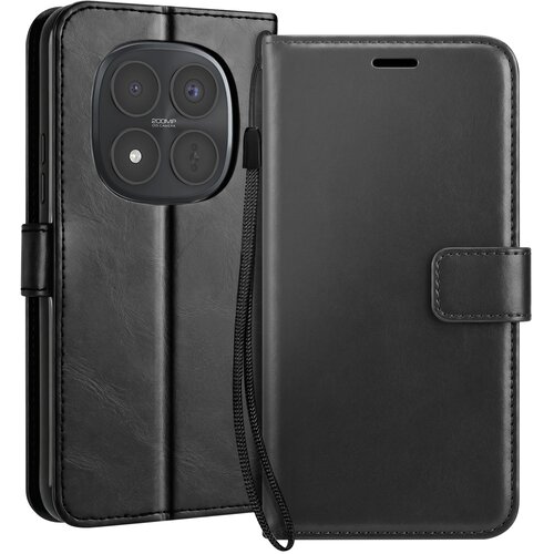 Oem Mayaxess, Denarnica za Redmi Note 15 Pro Plus 5G s trakom in funkcijo stojala, Črna, (5000275023) Cene