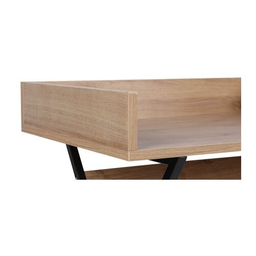  Roma radni sto, 100x50x89 cm, Hrast-crni Slike