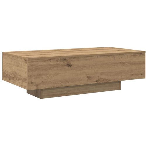  Stolić za kavu boja hrasta 100 x 49,5 x 31 cm konstruirano drvo Slike