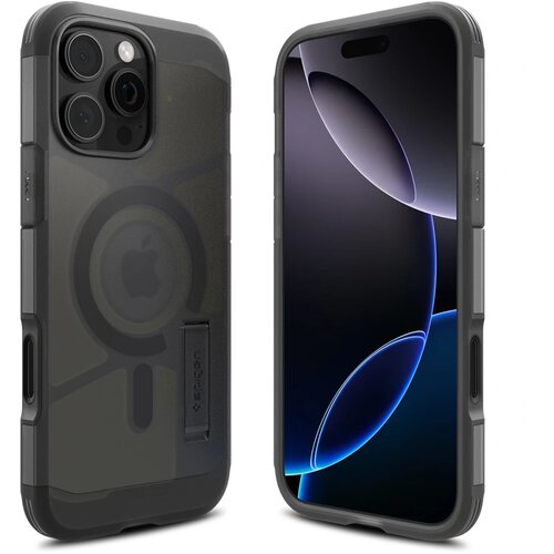 Spigen TOUGH ARMOR &amp;rdquo;T&amp;rdquo; MAG MAGSAFE maska za IPHONE 16 PRO MAX FROST BLACK Slike