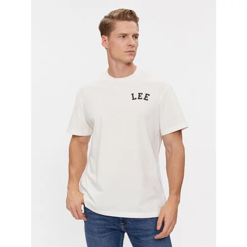 Lee Majica 112342484 Bež Relaxed Fit