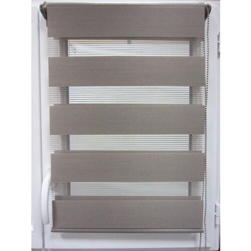 Luance rolo zavjesa zebra 150x180cm - taupe Slike