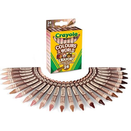 Crayola Barve sveta, Komplet pastelov v tonih kože - 24 kos. Cene