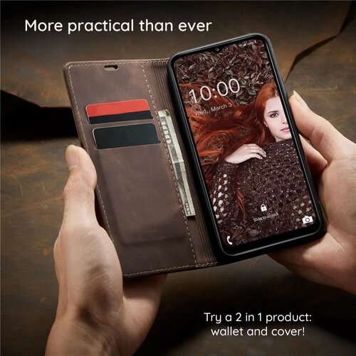 Techsuit Confy Cover preklopna futrola za Honor 200 Lite &amp;ndash; crna Slike