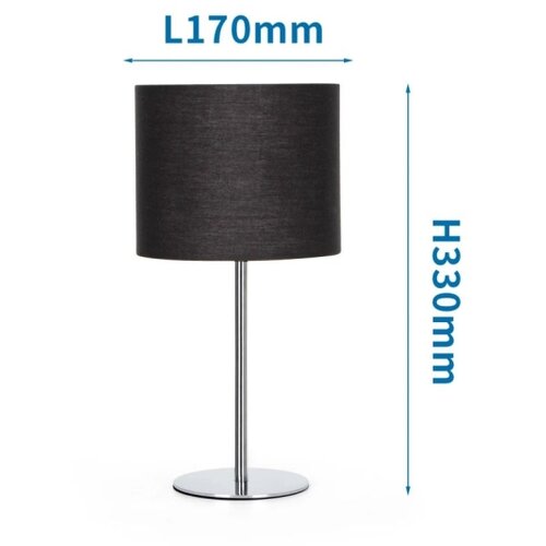 Aigostar Stona lampa 1xE14/40W/230V crna Slike