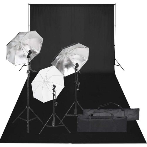  Oprema za fotografski studio sa setom svjetala i pozadinom Cijene