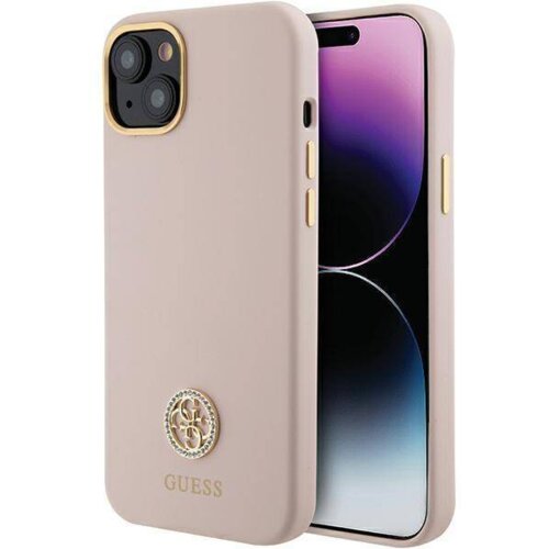 Guess GUHCP15SM4DGPP silikonski ovitek za iPhone 15 - roza Cene