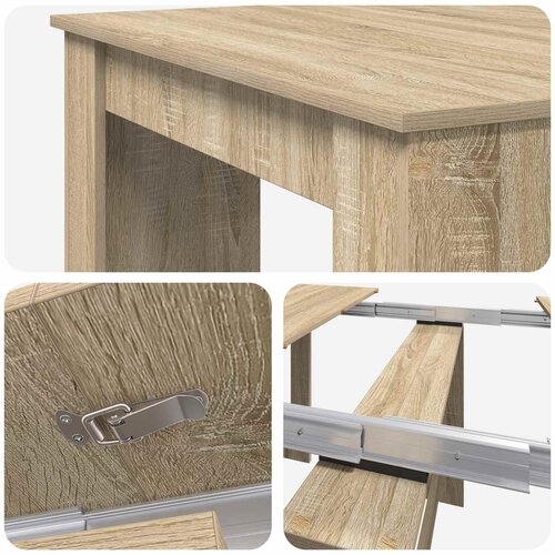  Blagovaonski stol 240 x 85 x 75 cm Konstruirano drvo Slike