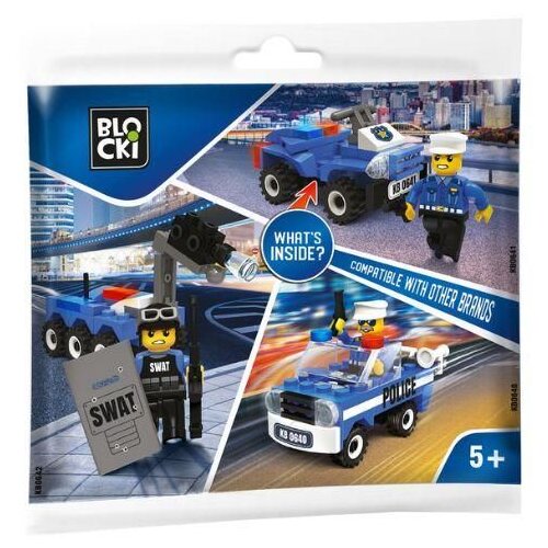 Blocki kocke Policijska vozila iznenađenje 49 delova Cene