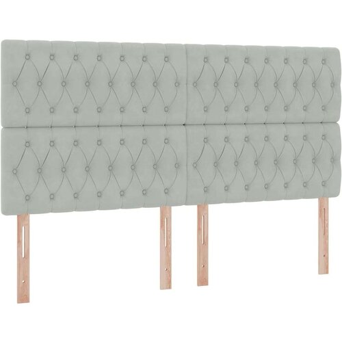  Krevet s od storage Svijetlo siva 180 x 200 cm Bar&amp;scaron;un - Svjetlosiva 180 x 200 cm Dizajn s jastučićima Slike