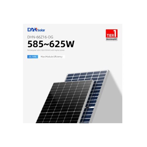 DAH_SOLAR 620w,66z16/dg,n tip,2382mm pv modul ( dhn-66z16/dg-620w ) Cene