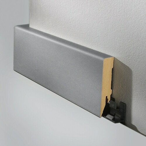 LOGOCLIC Zaključna letev mat legirano jeklo (260 cm x 80 mm x 18 mm, MDF) Cene