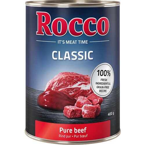 Rocco Ekonomično pakiranje za gurmane: Classic 24 x 400 g - Čista govedina Slike