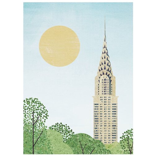 Travelposter Plakat 30x40 cm Chrysler Building - Travelposter Cene