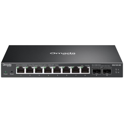  TP-Link ES210X-M2 network switch Managed 2.5G Ethernet (100 /1000 /2500) Desktop /Wall-Mounting Black Cijene