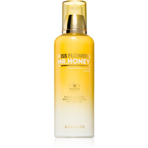 BANILA_CO Miss Flower & Mr. Honey Propolis Rejuvenating vlažilno mleko za osvetljevanje za pomladitev kože 150 ml Cene