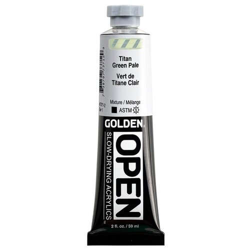  GOLDEN OPEN akrilna boja koja se sporo su&amp;scaron;i 59 ml | 7371 Titanium Green Light Slike