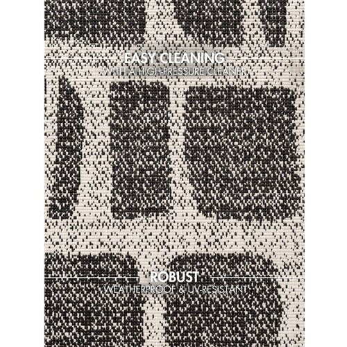 Ted Baker Črna/kremno bela notranja in zunanja preproga 160x230 cm Haringey Ruskin &amp;ndash; Slike