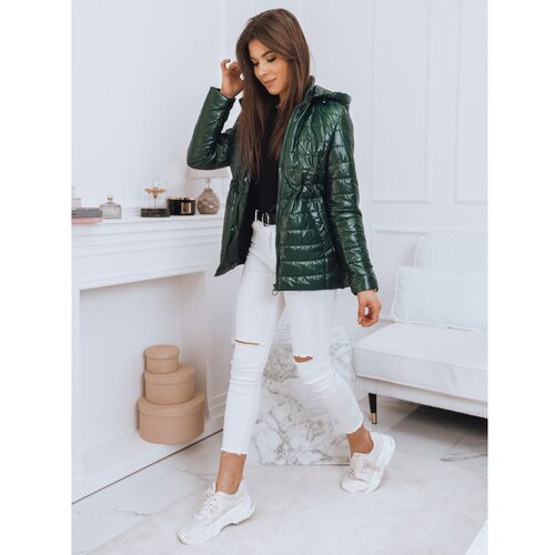 DStreet TARINA women's jacket, dark green TY2521 Cene