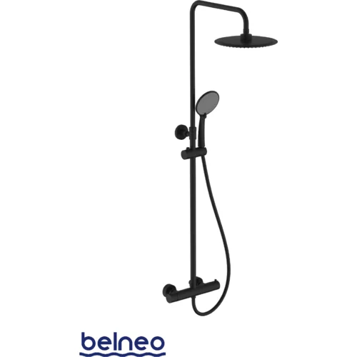 Belneo termostatska armatura za tuš MS15374-11BB - mat črna