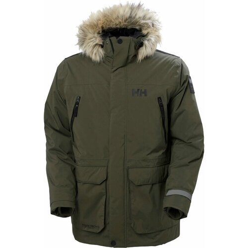 Helly Hansen Men&amp;#039;s Reine Winter Parka Utility Green L Jakna na otvorenom Slike
