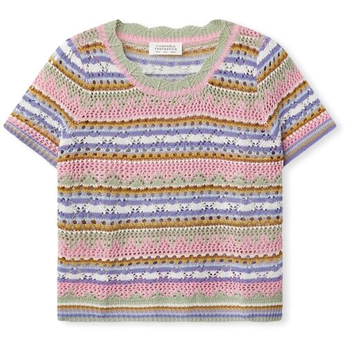 Compania Fantastica Puloverji COMPA&amp;Ntilde;IA FANT&amp;Aacute;STICA Top 10307 - Multicolor Večbarvna Slike