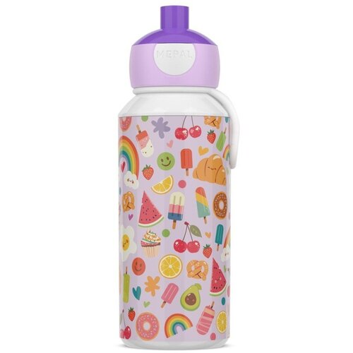 Mepal Vijolična plastična otro&scaron;ka steklenička za vodo 400 ml Food Fest &ndash; Cene