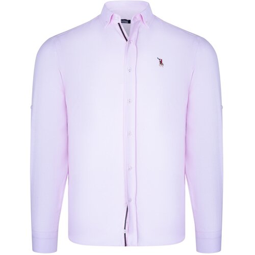 Dewberry G974 MEN&amp;#039;S SHIRT-LIGHT PINK Slike