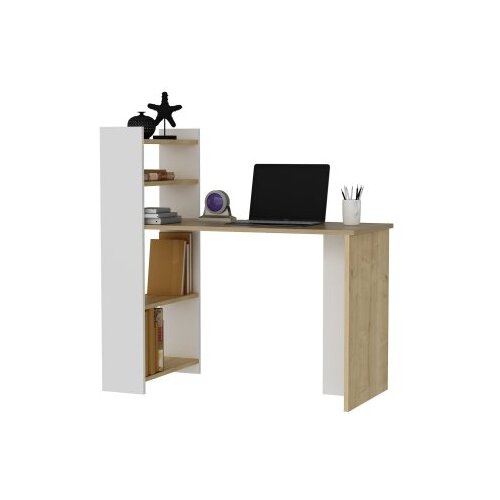 Hanah home radni sto enna sapphire oak white Cene