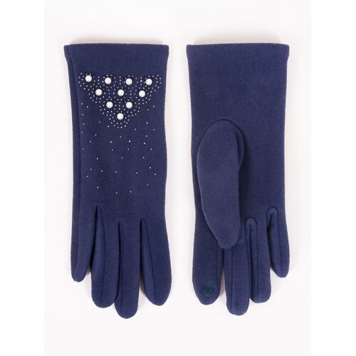 Yoclub Woman's Gloves RES-0054K-AA50-002 Navy Blue Slike