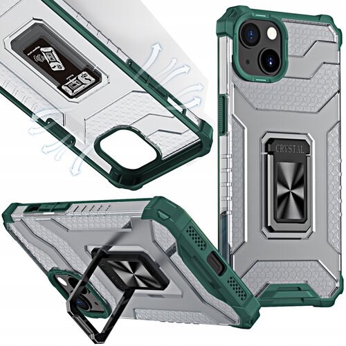 HURTEL CRYSTAL RING CASE OVITEK OHIŠJE OVITEK ZA IPHONE 13 MINI ZELEN, (21972953) Cene