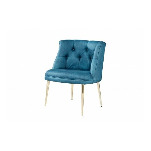 Atelier Del Sofa fotelja roma gold metal petrol blue Slike