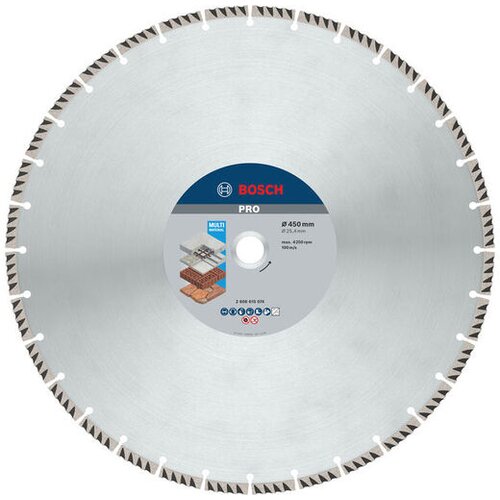 Bosch Dijamantska rezna ploča za stone i benzinske testere, otvor 25,4mm PRO Multi Material 2608615074 Cene
