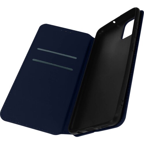 AVIZAR Ovitek za Samsung Galaxy A51 z magnetnim preklopom, držalom za kartice in video držalom - polnocno modra, (20639802) Cene