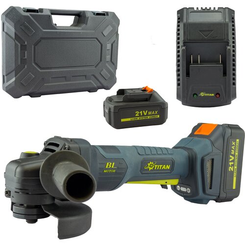  Komplet 125mm M14 akumulatorska kutna brusilica bez četkica 21V 2x4Ah Slike