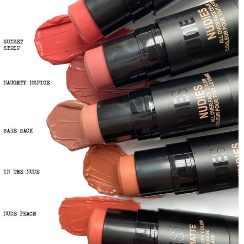 Nudestix Nudies Matte večnamenski svinčnik za oči, ustnice in lica odtenek Nude Peach 7 g Slike