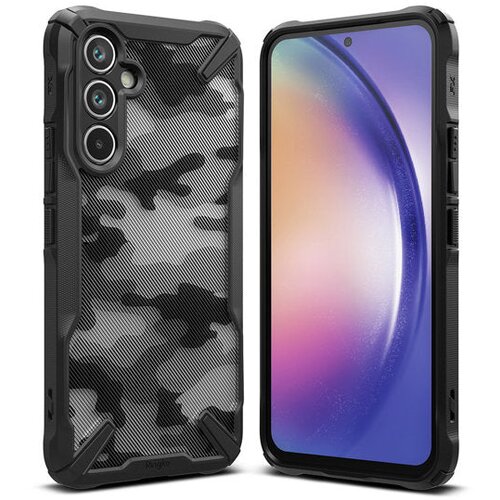 Ringke Fusion ovitek za Samsung A54 5G, Matte Camo Black Cene