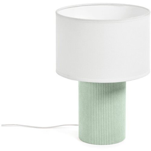 Kave Home Bijela/tirkizna dječja stolna lampa Bianella – Cene