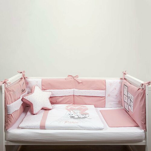 Tri Drugara posteljina za krevetac u Parizu | 6 Delova Slike