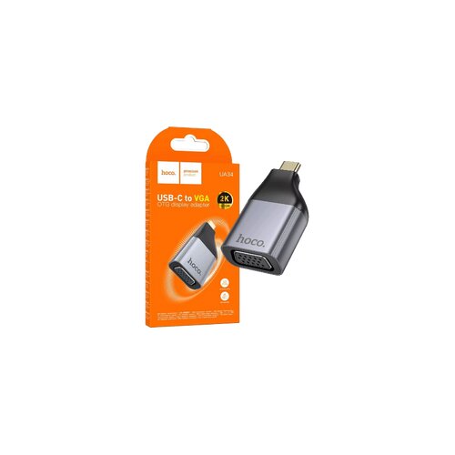 Hoco. Adapter USB type C na VGA, 2K, OTG - UA34 Slike