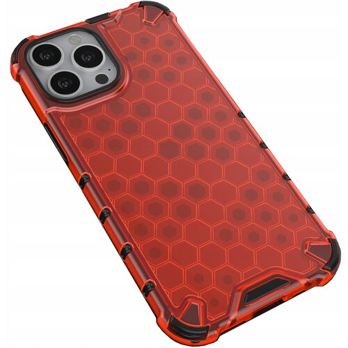 HURTEL HONEYCOMB CASE OVITEK OHIŠJE OVITEK ZA IPHONE 13 PRO RDEČ, (21911295) Cene