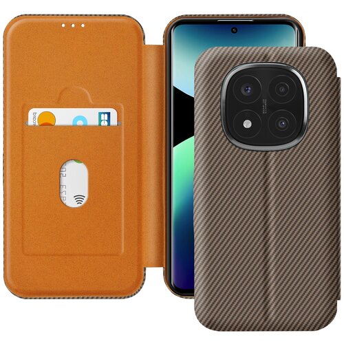 AVIZAR Karbonsko ohi&scaron;je za kartico Redmi Note 14 Pro in 14 Pro Plus, Rjava, (5000011871) Cene