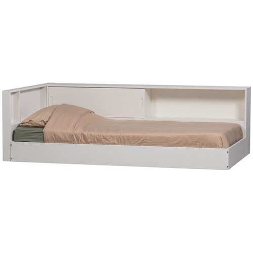 WOOOD Bela postelja iz masivnega bora brez letvenega dna 90x200 cm Carter &amp;ndash; Slike