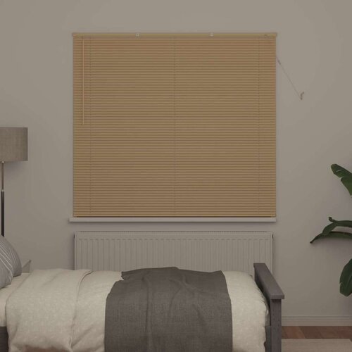  Venecijanska roleta Svijetlo smeđa s uzorkom 150 x 130 cm PVC - Svjetlosmeđa 130 x 150 cm Slike